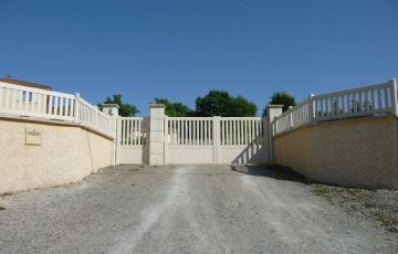 Portail et clôture PVC ST MARTIN DE JUSSAC