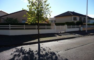 Portail + Cloture en PVC LIMOGES