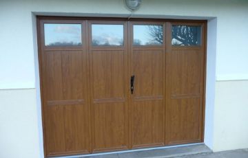 Porte PVC battante avec oculus Oradour sur Vayres