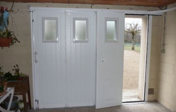 Porte sectionnelle latérale Chalus