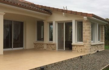 Fenêtre et Porte fenêtre ALU à rupture thermique total. Ral 9016 satiné