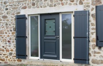 PORTE ET VOLET ALU SAINT LAURENT SUR GORRE