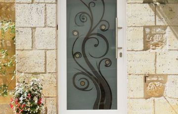 Porte d’entrée en vitrage Isolant à protection renforcée Lmoges