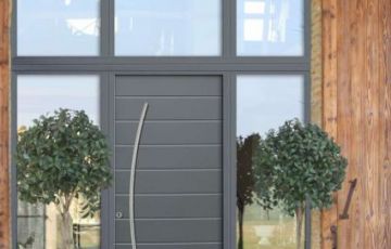 Porte d’entrée MIXTE BOIS- ALUMINIUM