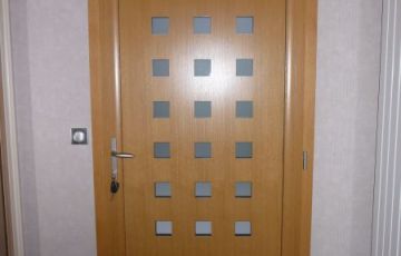 Porte d’entrée Mixte BOIS intèrieur