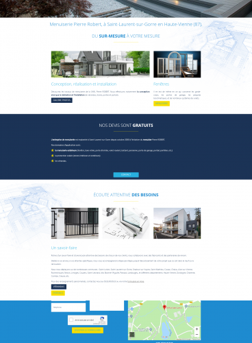 Lancement de notre site internet